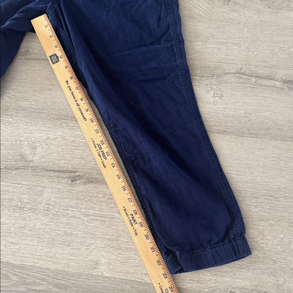 J Crew Point Sur Seaside Pants Womens 8 Cotton Twill 4 Pocket Pull On 23 inseam